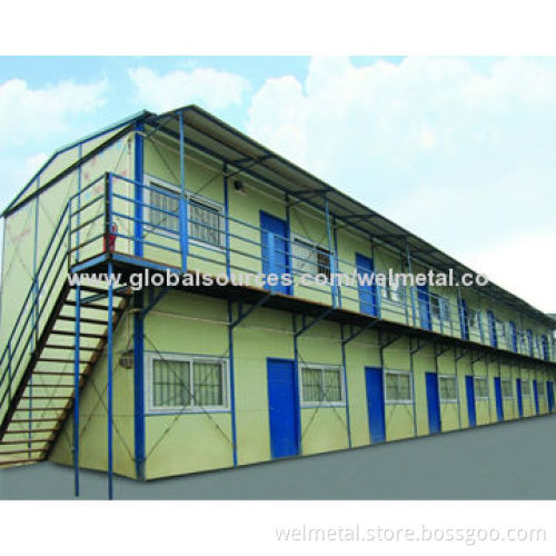 Prefabricated light steel structural workers' dormitory house